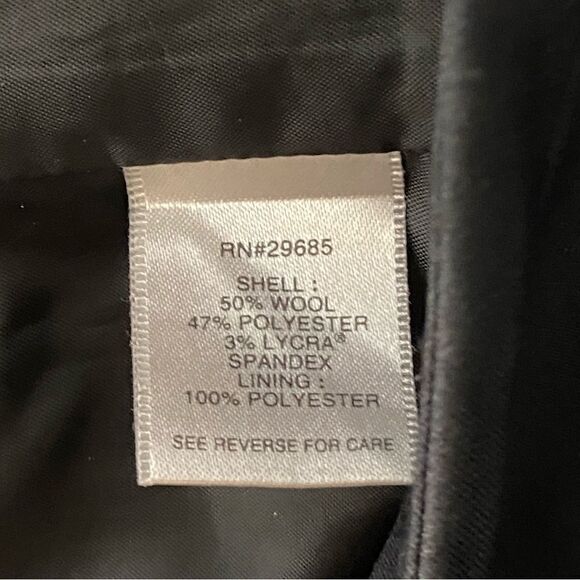 Pendleton Women’s‎ Wool Black Lined Skirt Corpcore Minimalist Academia Size 6 - Picture 9 of 12